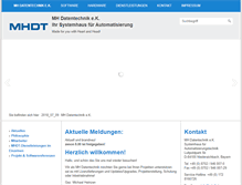 Tablet Screenshot of mh-datentechnik.de